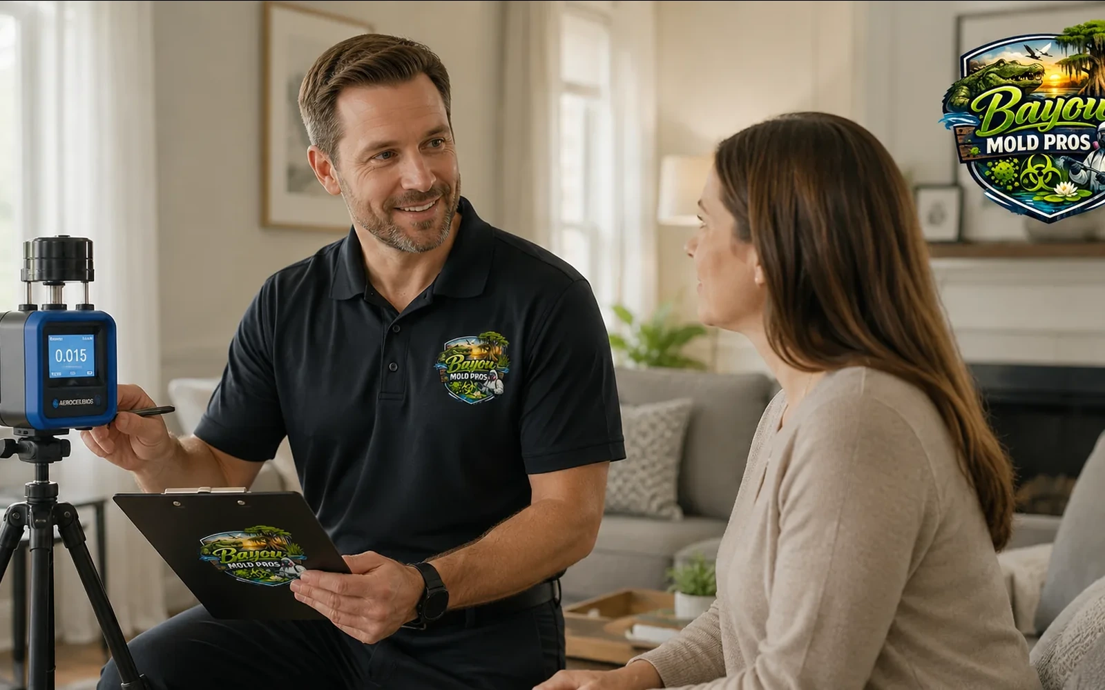 Representative home moisture consultation