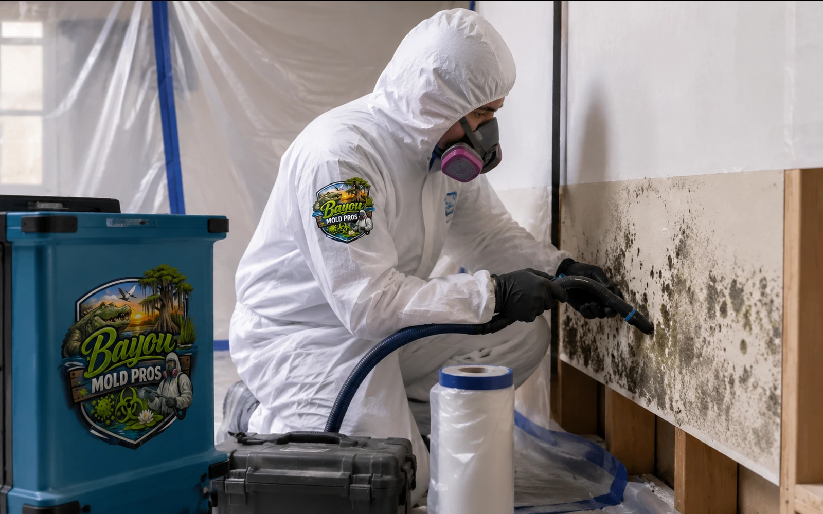 Representative water damage restoration service